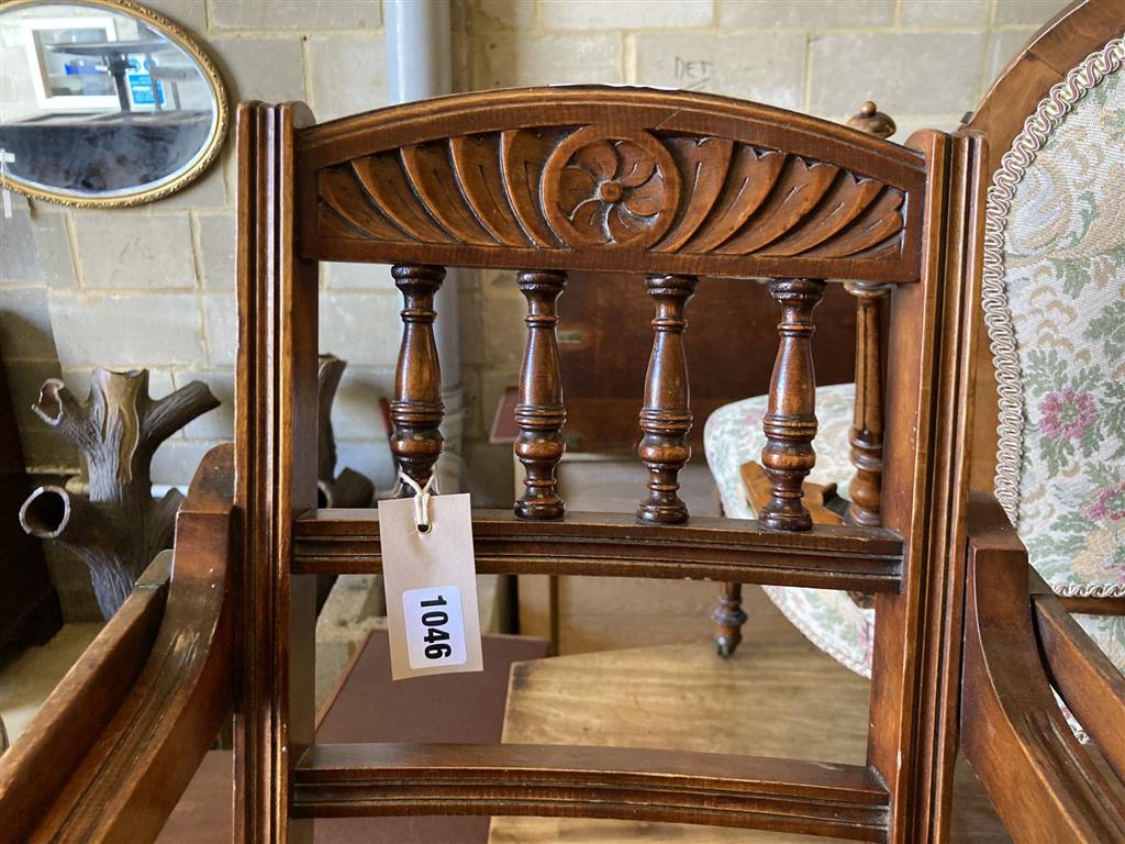 A late Victorian metamorphic childs high chair